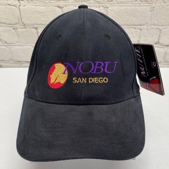 Nu Fit Accessories - NWT NOBU San Diego ball cap, black, L/XL